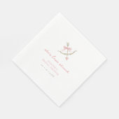 Serviette En Papier Cupid Arrow Lovestruck Valentine's Bridal Shower (Coin)
