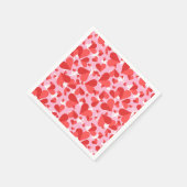 Serviette En Papier Cupids Red Confetti (Coin)