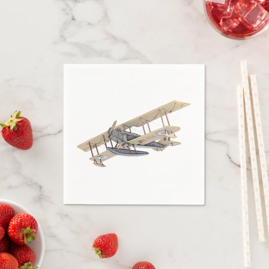 Serviette En Papier Curtiss Flotter Plane Papier Partie serviettes (En situation)