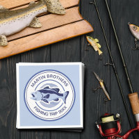 Custom Fisherman Party Blue Bass Poisson