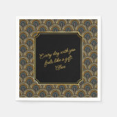 Serviette En Papier Custom Heartfelt Love Note Wedding Napkins (Devant)