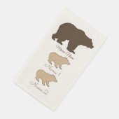 Serviette En Papier Custom Mama Bear With 2 Kid Names Mothers Day Gift (Coin)