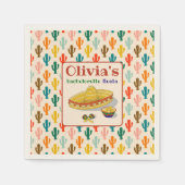 Serviette En Papier Custom Mexican Fiesta Bachelorette Party  (Devant)