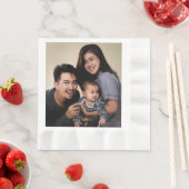 Serviette En Papier Custom Photo Personalized (En situation)