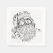 Serviette En Papier Custom Printed Santa Claus (Devant)