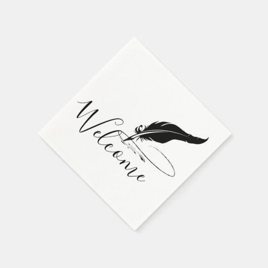 Serviette En Papier Custom quill (Coin)