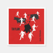 Serviette En Papier Custom, San Fermin Pamplona, bull run / encierro, (Devant)