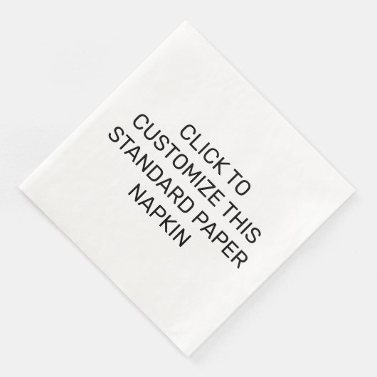 SERVIETTE EN PAPIER CUSTOMISER CE DOCUMENT NORMAL NAPKIN (Coin)