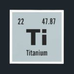 Serviette En Papier Customiser cet élément de chimie<br><div class="desc">Customisez ce geeky chimie tableau périodique des éléments papier napkin modèle. Entrez dans votre élément favori ou créez le vôtre ! Modifiez le nom de l'élément chimique, le symbole, le numéro atomique et la masse atomique. Cliquez sur personnaliser pour modifier la couleur de l'arrière - plan ou apporter d'autres modifications....</div>