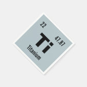 Serviette En Papier Customiser cet élément de chimie (Coin)