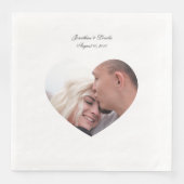 Serviette En Papier Customisez vos serviettes de mariage photo (Devant)