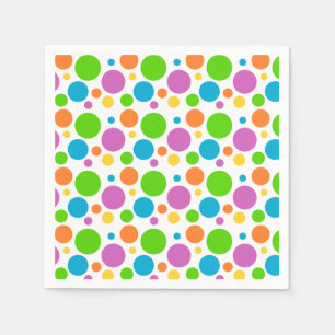 Serviette En Papier Customisez votre propre Polka Dot Napkin