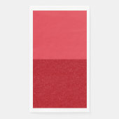 Serviette En Papier Customizable Half Tomato Red Guest Paper Napkin (Devant)