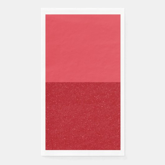 Serviette En Papier Customizable Half Tomato Red Guest Paper Napkin (Devant)