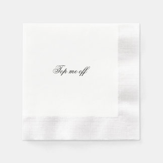 Serviette En Papier CUSTOMIZABLE papier serviette
