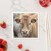 SERVIETTE EN PAPIER CUT CALF (En situation)