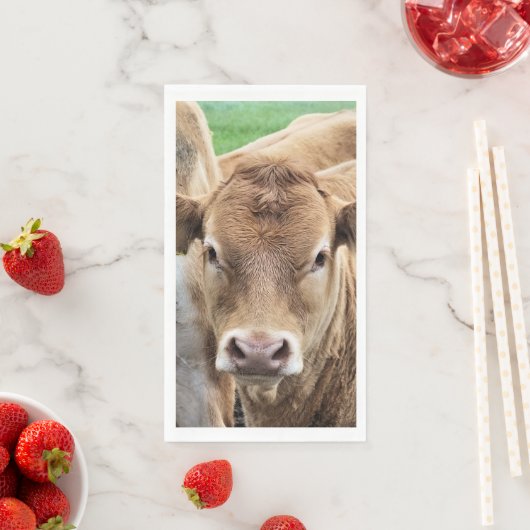 SERVIETTE EN PAPIER CUT CALF (En situation)