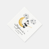 Serviette En Papier Cute Aquarelle Panda Twinkle Baby shower Twinkle (Coin)