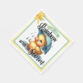 Serviette En Papier Cute Baby shower canard en caoutchouc (Coin)