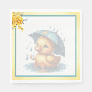 Serviette En Papier Cute Baby shower canard en caoutchouc