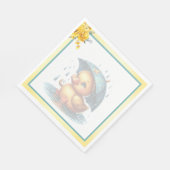 Serviette En Papier Cute Baby shower canard en caoutchouc (Coin)