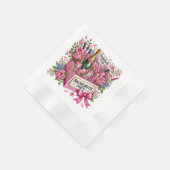 Serviette En Papier Cute Bachelorette party (Coin)