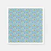 Serviette En Papier Cute beach pattern (Devant)