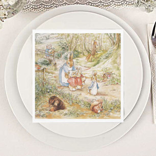 Serviette En Papier Cute Beatrix Potter Peter et amis