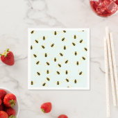 Serviette En Papier Cute Bees Papier serviettes (En situation)