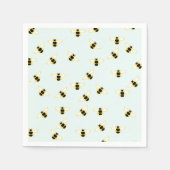 Serviette En Papier Cute Bees Papier serviettes (Devant)