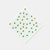 Serviette En Papier Cute Bees Papier serviettes (Coin)
