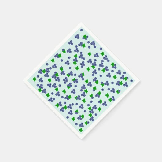 Serviette En Papier Cute bleuets papier serviettes (Coin)