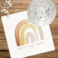 Cute Boho arc-en-ciel Baby shower neutre entre les