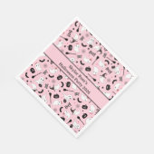 Serviette En Papier Cute Boo Éffrayant Fantôme Halloween Fille Rose (Coin)