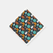 Serviette En Papier Cute Boo Ghost Citrouille Candy Halloween Motif (Coin)