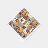 Serviette En Papier Cute Bulldog Coffee Love (Coin)