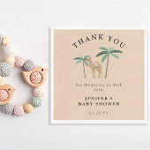 Serviette En Papier Cute Camel Baby shower Papier Napkin.