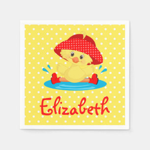 Serviette En Papier Cute Canard  