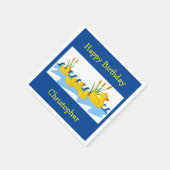 Serviette En Papier Cute Caoutchouc Canard Canard Animal Garçon Fille  (Coin)