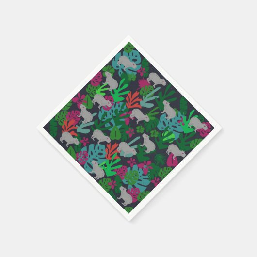 Serviette En Papier Cute Capybara Papier serviettes (Coin)