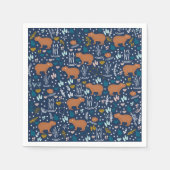 Serviette En Papier Cute Capybara Papier serviettes (Devant)