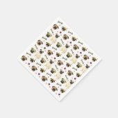 Serviette En Papier Cute Carlin papier à imprimer serviettes (Coin)