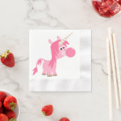 Serviette En Papier Cute Cartoon Bubble Gum Unicorne Papier serviettes (En situation)