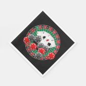 Serviette En Papier Cute Casino soirée jeu (Coin)
