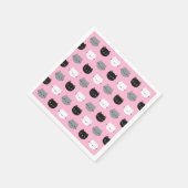 Serviette En Papier Cute Cats & Kawaii Kittens (rose) (Coin)