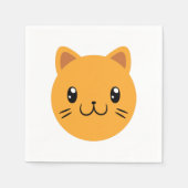 Serviette En Papier Cute chat (Devant)