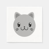 Serviette En Papier Cute chat (Devant)