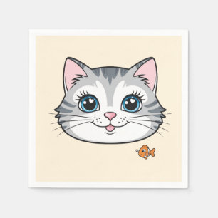 Serviette En Papier Cute chat chaton animal animal animal animal de co