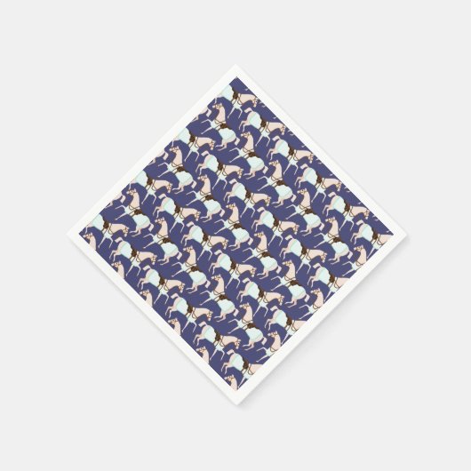 Serviette En Papier Cute Chevaux Papier serviettes (Coin)