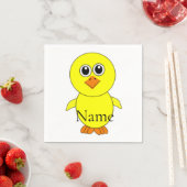Serviette En Papier Cute Chick Thunder_Cove (En situation)